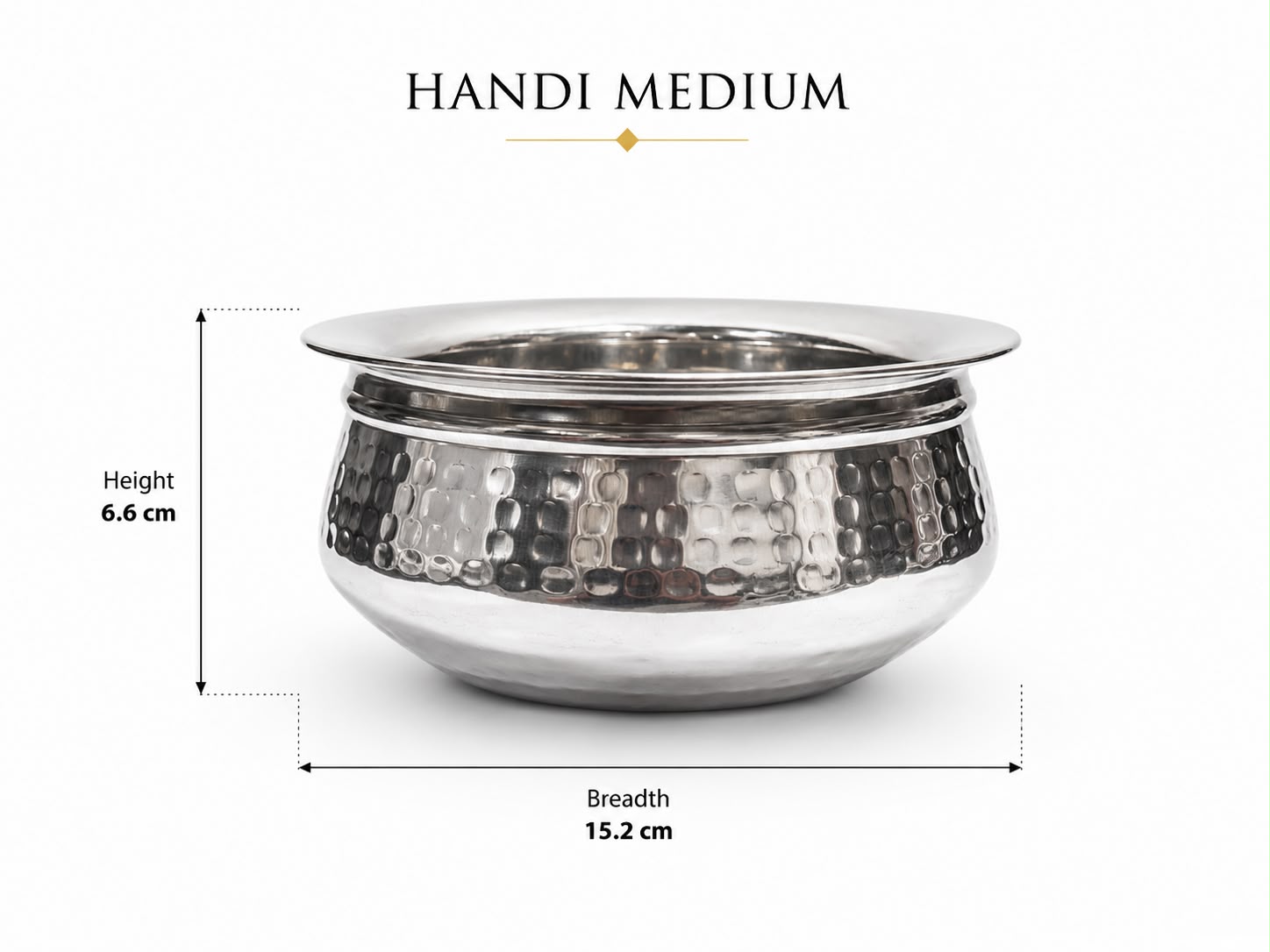 Hammered Handi Serving Bowl AH-103 Moradabad
